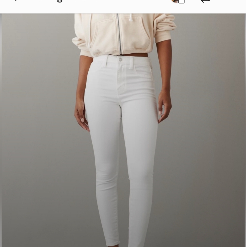 American Eagle Outfitters White Jeggings